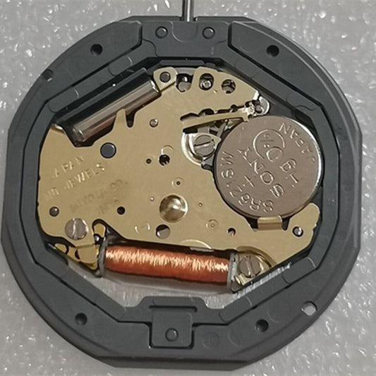 Miyota 1M15 Japan quartz movement with 2 hands and date display at 3 o'clock for precise timekeeping