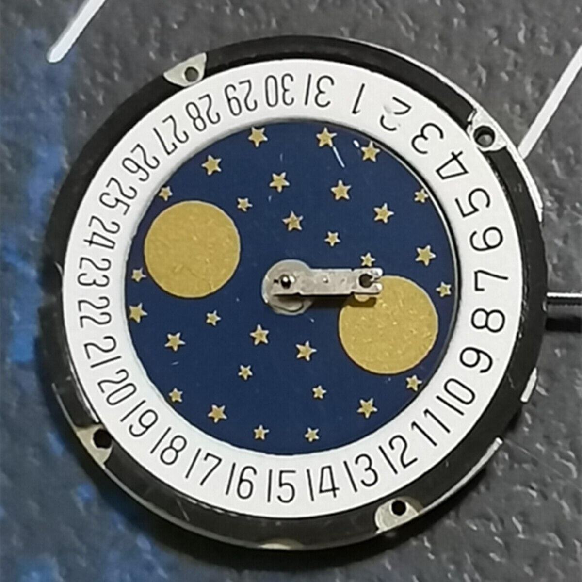 Ronda 708 quartz movement by Ronda, Swiss-made watch part ensuring accurate timekeeping for repairs.