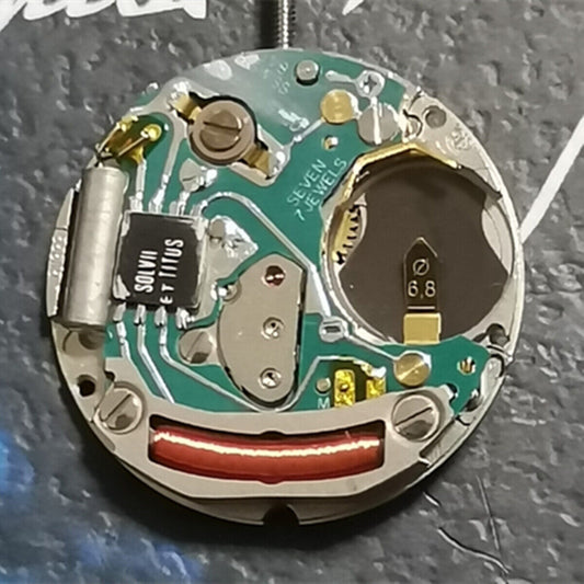 ETA556.115 Swiss Made quartz watch repair part with 3 hands and date at 3 o'clock, precision movement.