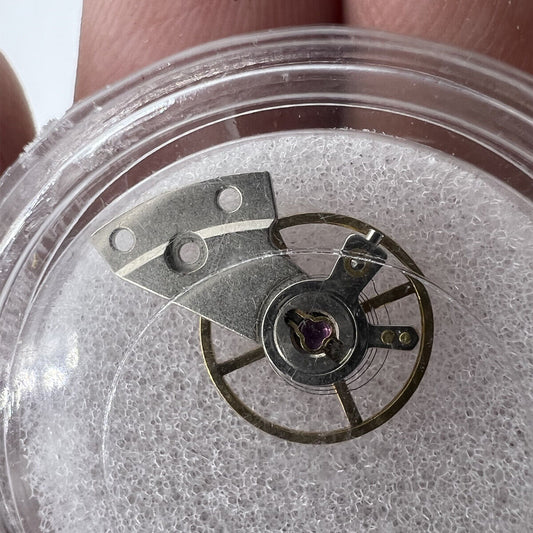 Complete balance wheel with splint for Mingzhu 2813 8205 movement, precision watch accessory.