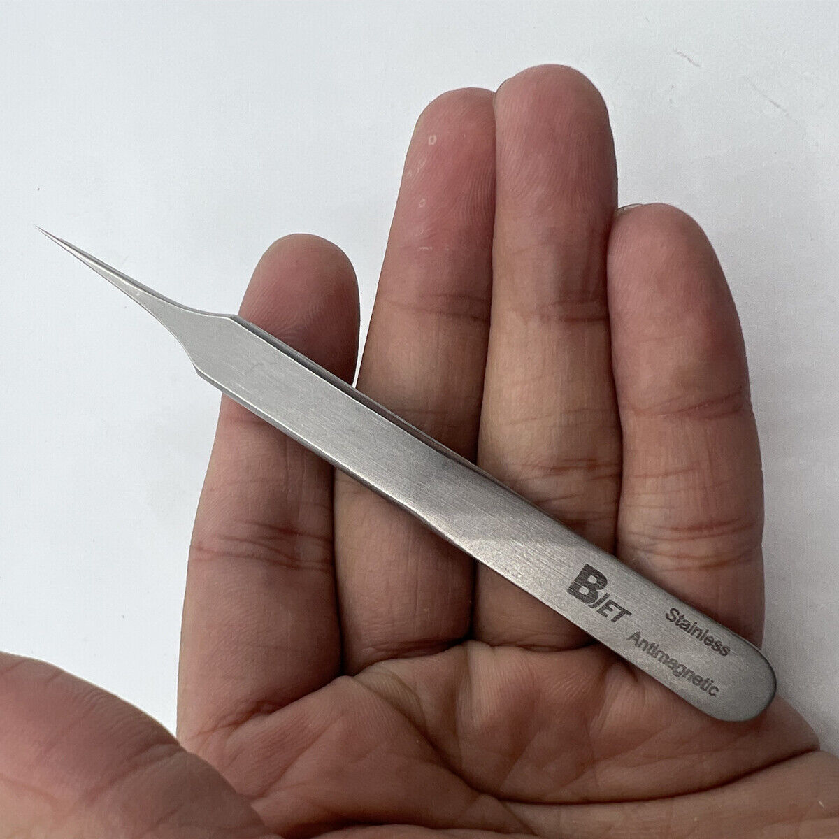 Pince à épiler antimagnétique Bergeon 7024-4, taille 110 mm, outil d'horlogerie suisse