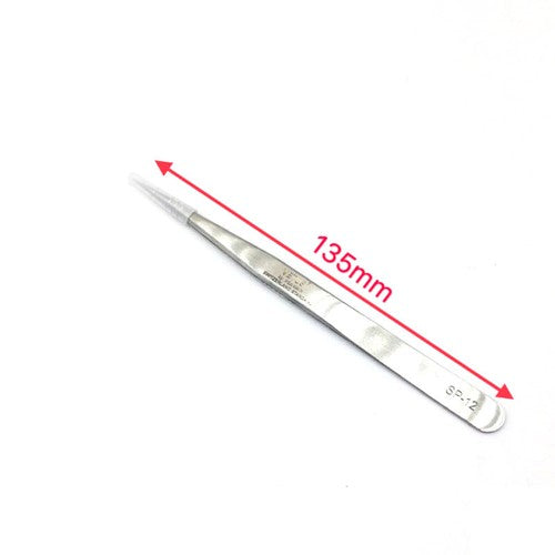 VETUS SP Series stainless steel tweezers 7024, non-magnetic for precise watch accessory repairs.