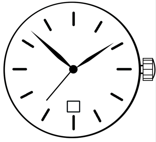 Ronda 715 Quartz Watch Movement Date At 3/6