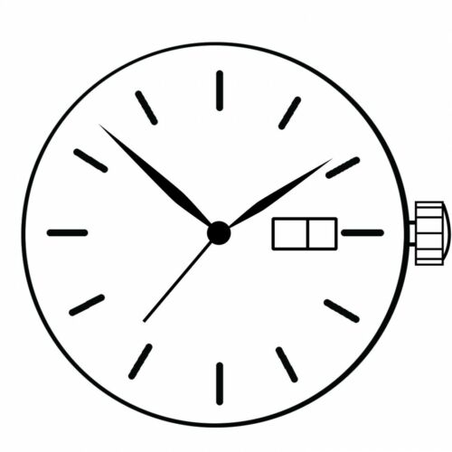 Hattori Epson TMI VD53 VD53C Watch Quartz Movement Date At 3/6/4:30