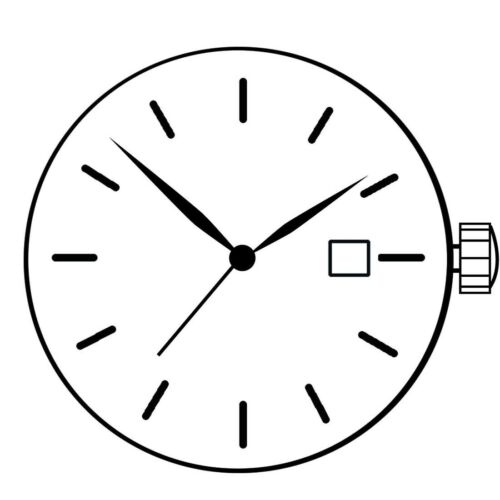 Ronda 784 Quartz Watch Movement Date At 3/6
