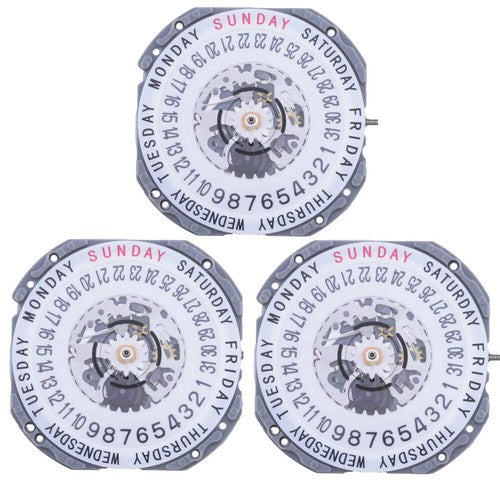 Hattori Epson TMI VJ45 quartz watch movement, precise Japan-made mechanism for watch accessory repairs.