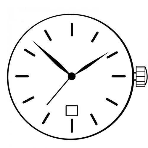 ETA E64.111 Watch Quartz Movement 3 Hands Date At 3/6