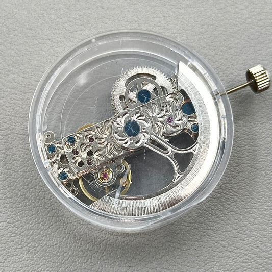 Bar Shape Bare Balance Wheel Automatic Mechanical Movement