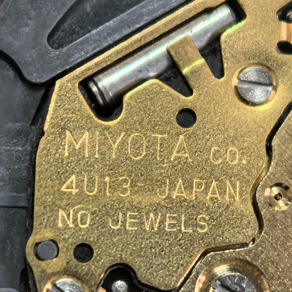 Japan Made Miyota 4U13 Quartz Movement 3 Hands Single Calendar Date At 6 Super Thin