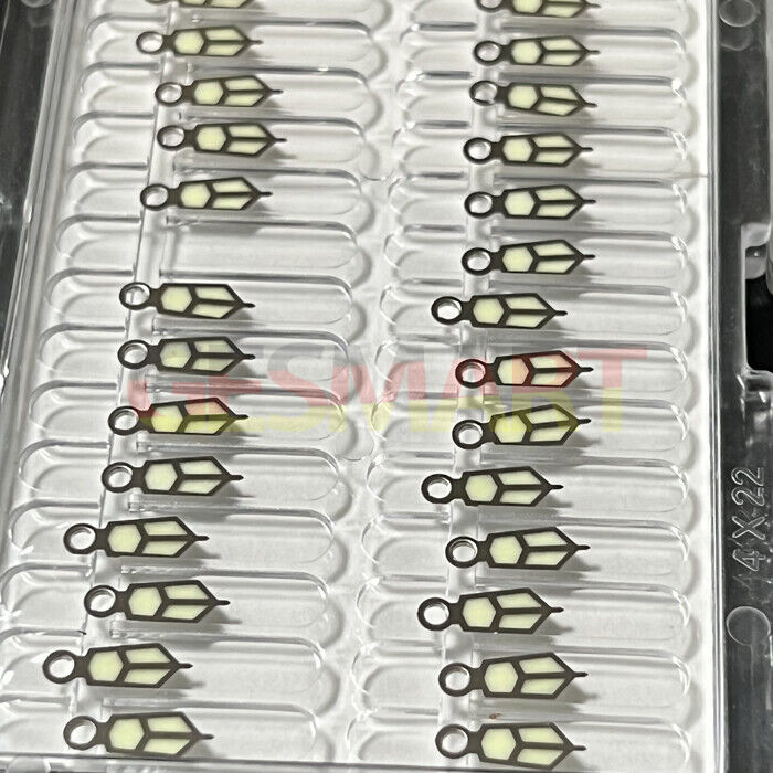 Silver Trim C3 Super Lume Watch Hands for Diving SKX/SBBN NH35 NH36 Movement#5