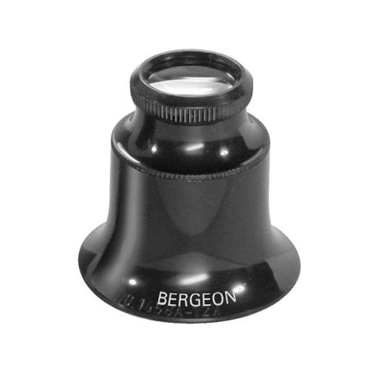 Bergeon 1458A eyeglass loupe with 12x/15x magnification for detailed watch accessory inspection