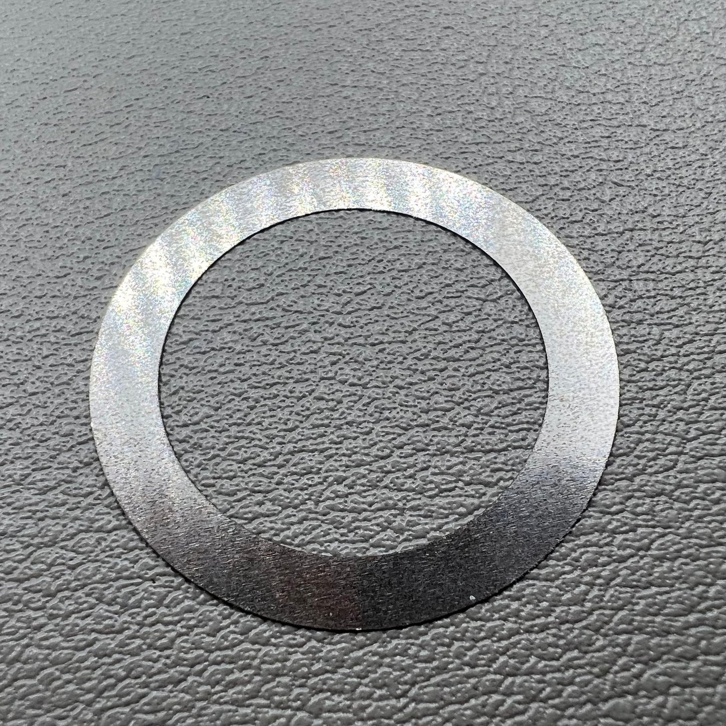 Black background purple date disk overlay for NH35 NH36 watch movement, enhancing style and readability.