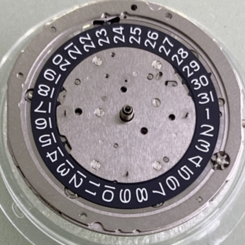 Original in Japan hergestelltes Citizen 9170, mechanisches Uhrwerk, schwarze Scheibe, kleine Sekunde bei 3/6/9