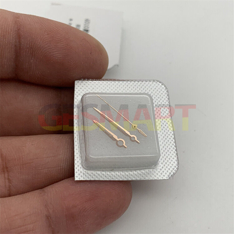13 mm grün leuchtende 3-Zeiger-Uhrzeiger für Herrenuhren, für Miyota 8200-Uhrwerk 4010