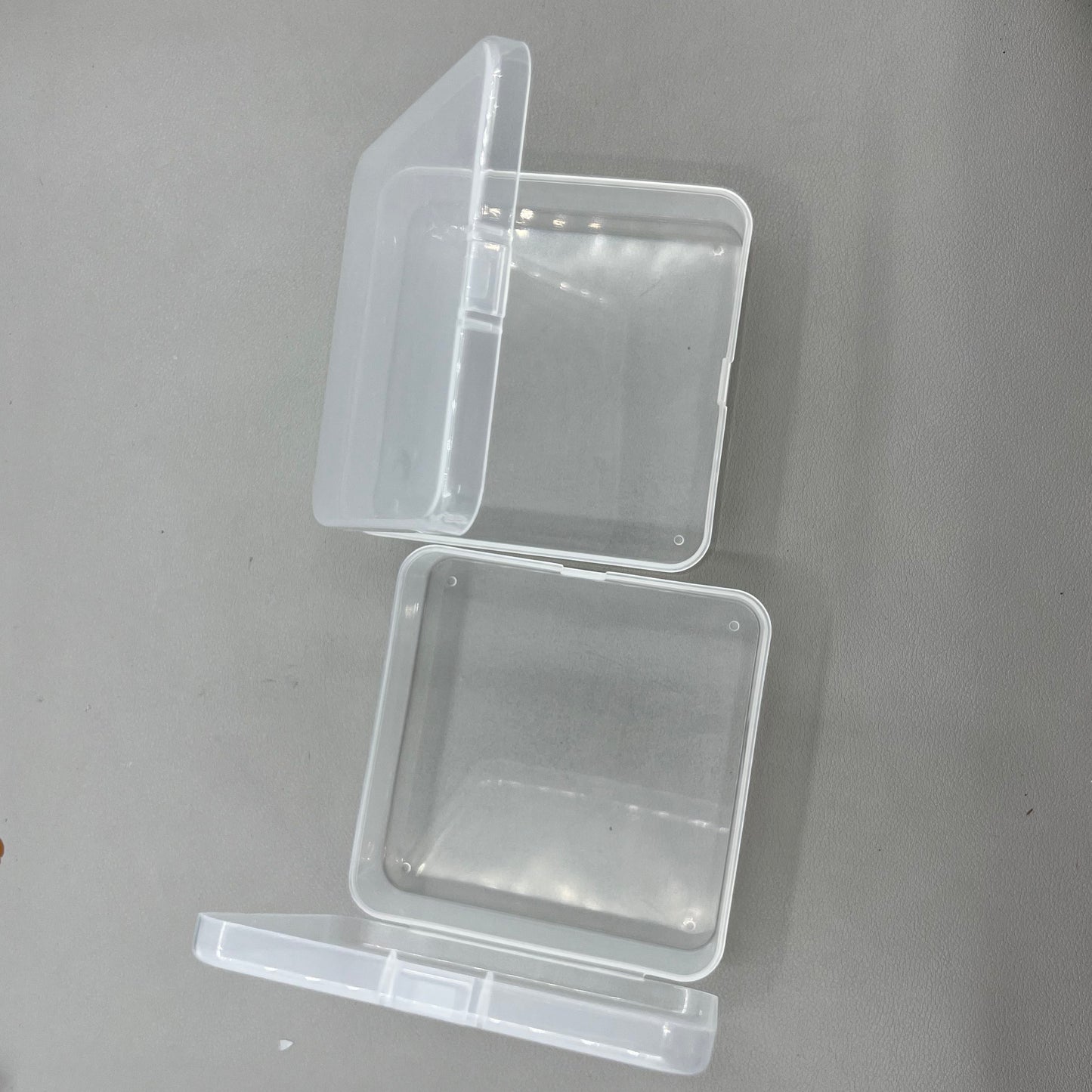 10 PIECES Mini Square Toolbox Box Container Storage Case Hinged Lid (2.8x9.5x9.5cm)