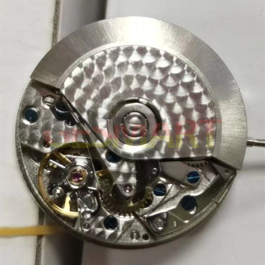 Dandong 7750 chronograph watch movement with three hands, small seconds at 3, 6, 9, and date at 12 by China Made