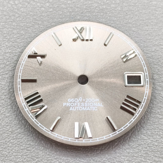watch dial with S logo