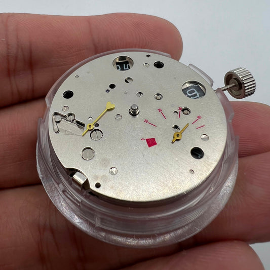 Seagull TY2530 black date disk for ST25 mechanical automatic watch movement replacement.