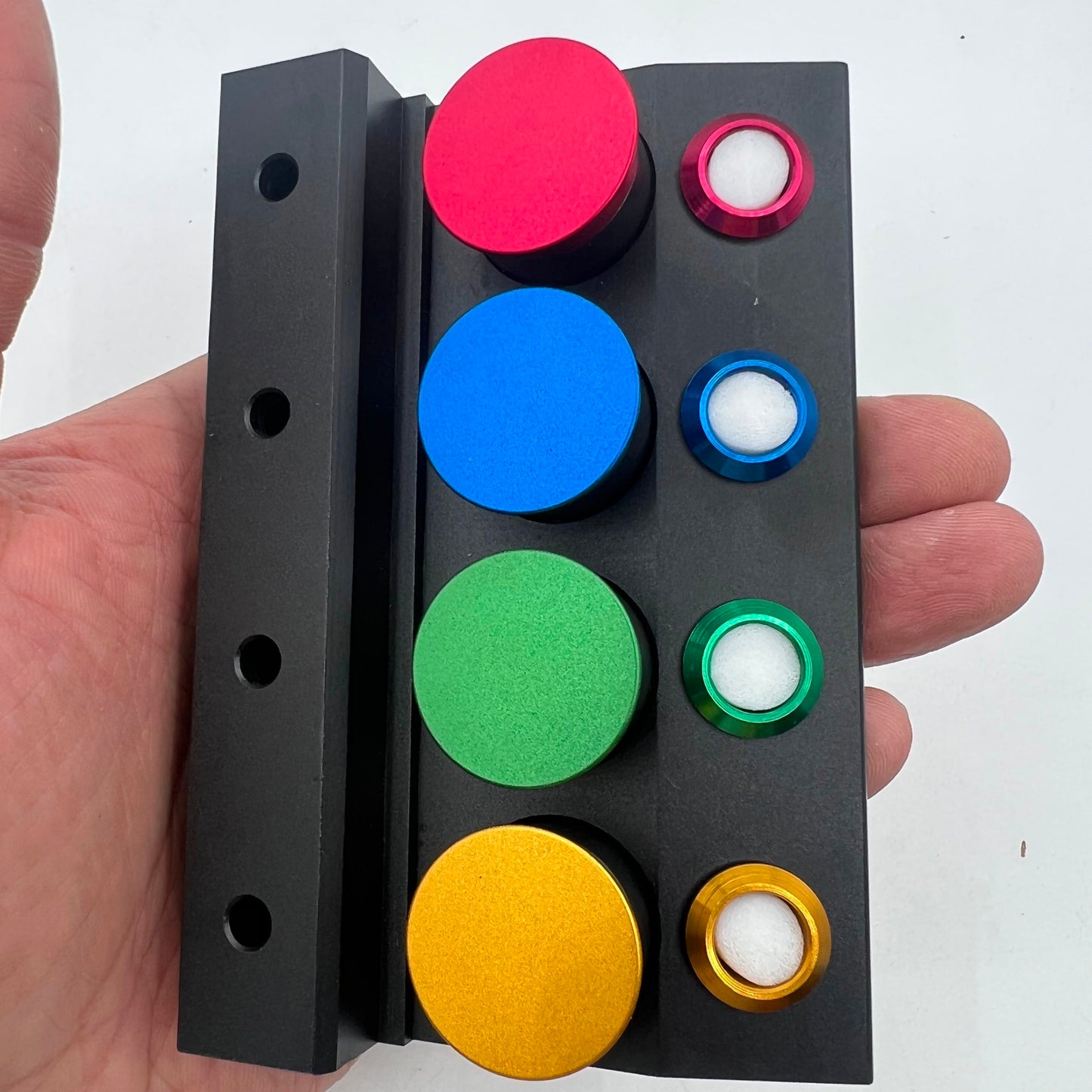 Support pour outils de réparation de montres, gobelets à huile en alliage moulé sous pression, 4 récipients