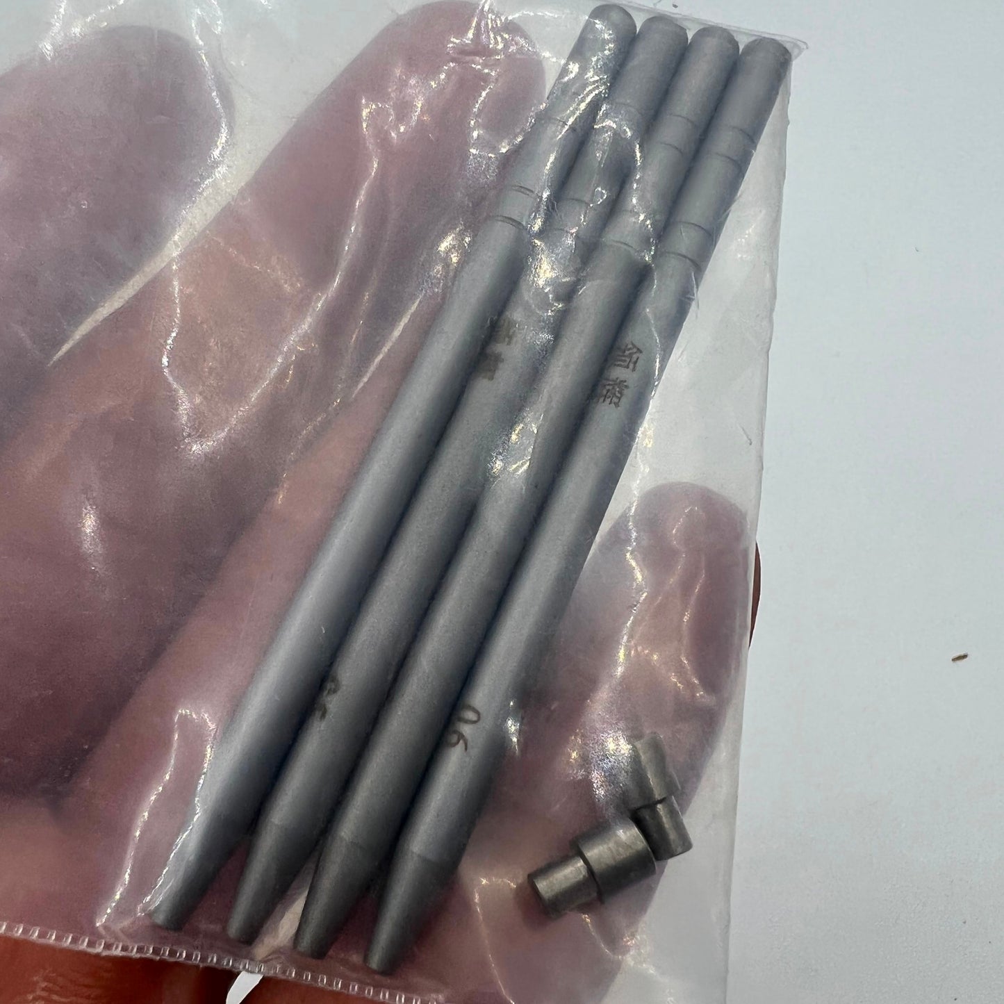 Precision balance staff remover tool, China-made for delicate watch hairspring installation.