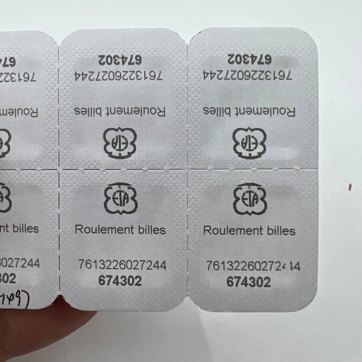 Ref.1497 Ball Bearing Replacement Spare Parts Fit For ETA 2000-1 Movement Part