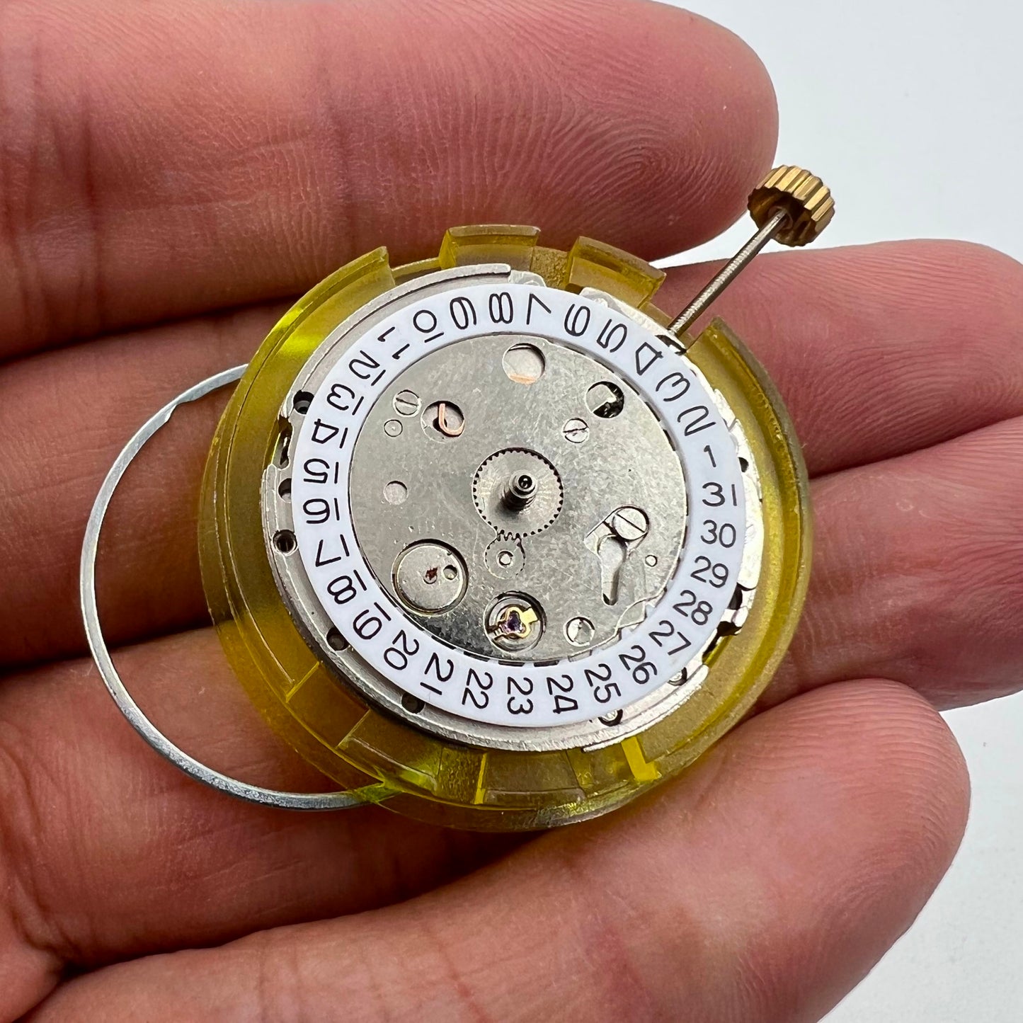 DG2813 Mingzhu 2813 Automatisches mechanisches Uhrwerk 3 Zeiger Silber