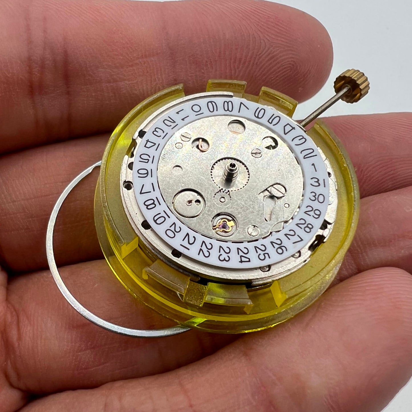 DG2813 Mingzhu 2813 Automatisches mechanisches Uhrwerk 3 Zeiger Silber