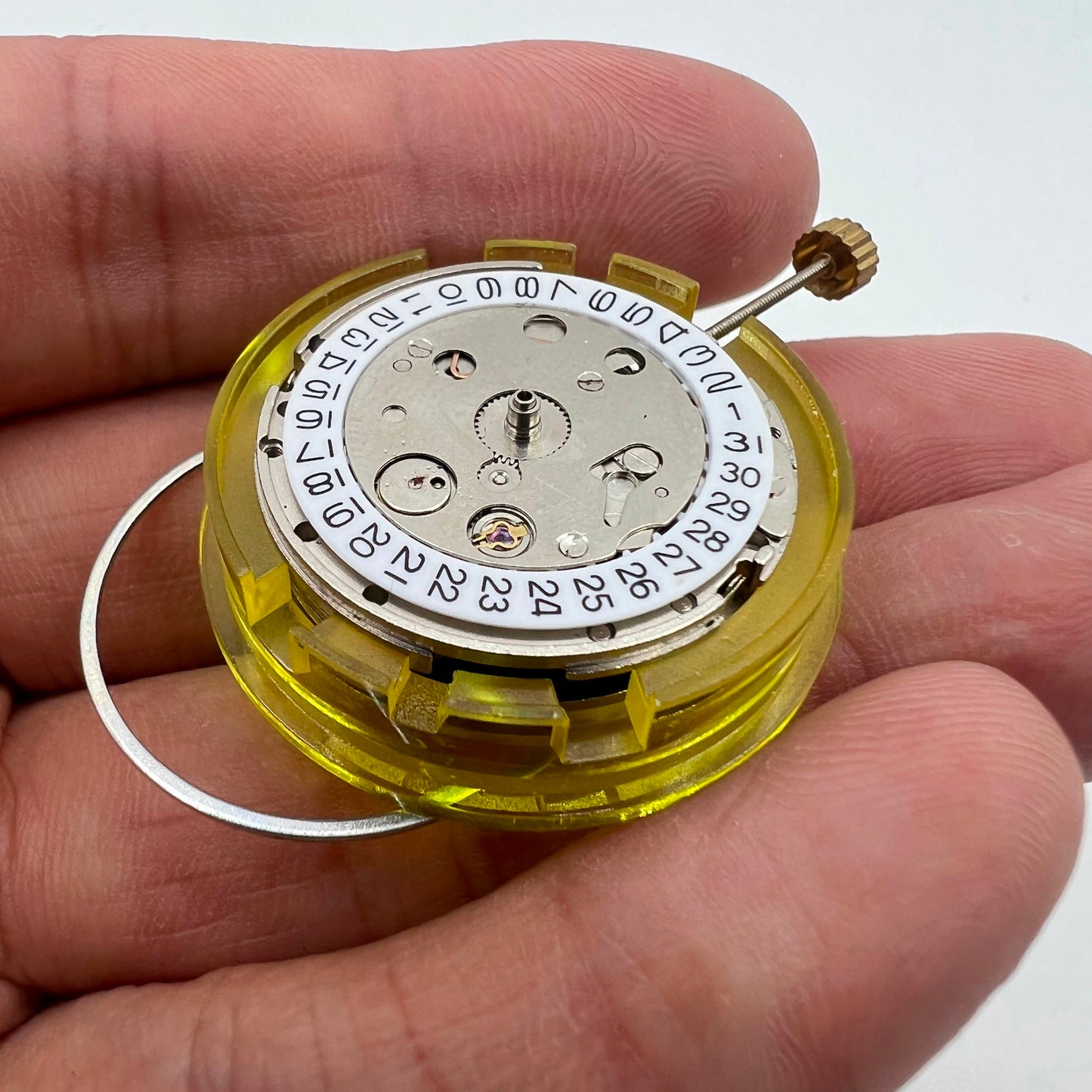 DG2813 Mingzhu 2813 Automatisches mechanisches Uhrwerk 3 Zeiger Silber