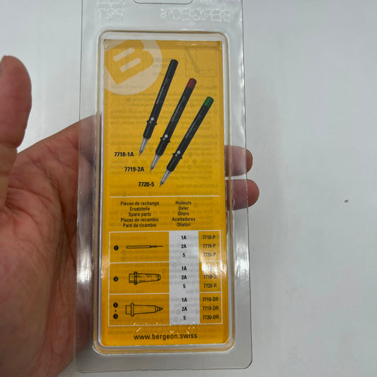 Bergeon 7718-1A automatic watch oiler for precise lubrication of watch and clock mechanisms