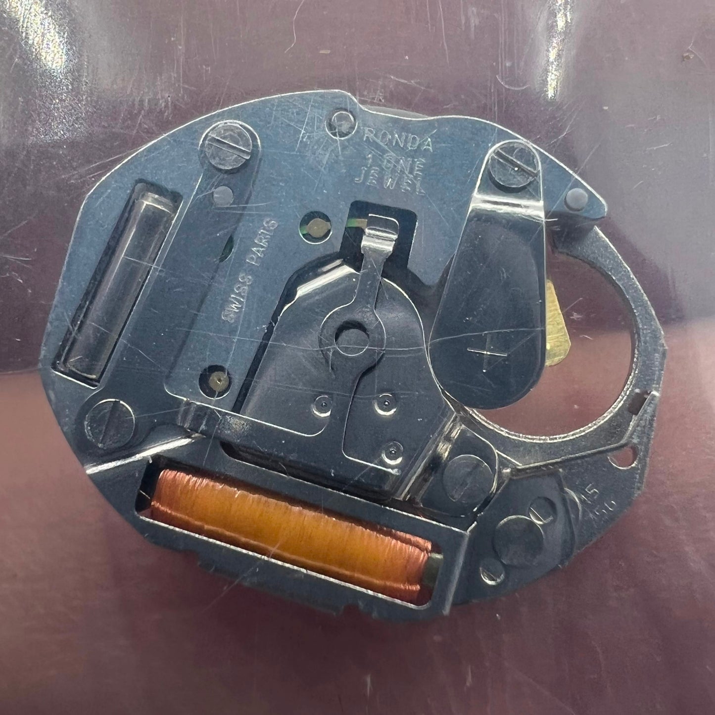 Ronda 756 two-hand quartz watch movement by Ronda, ideal for precise watch repairs and replacements.