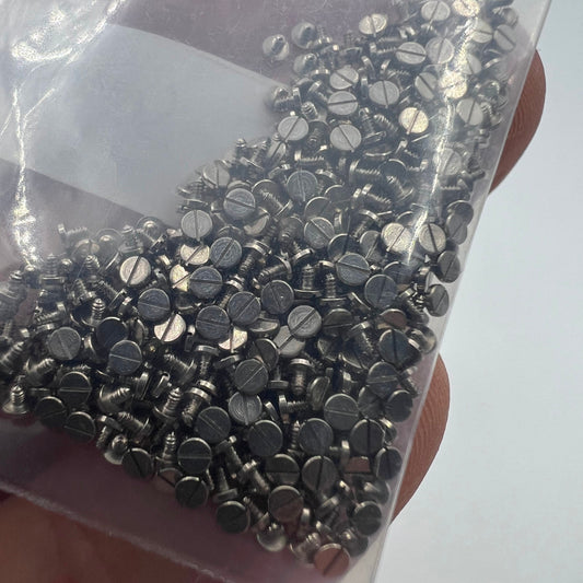 Watch case casing clamp screws compatible with Miyota 9015 9120 9100 movements, 500pcs pack.