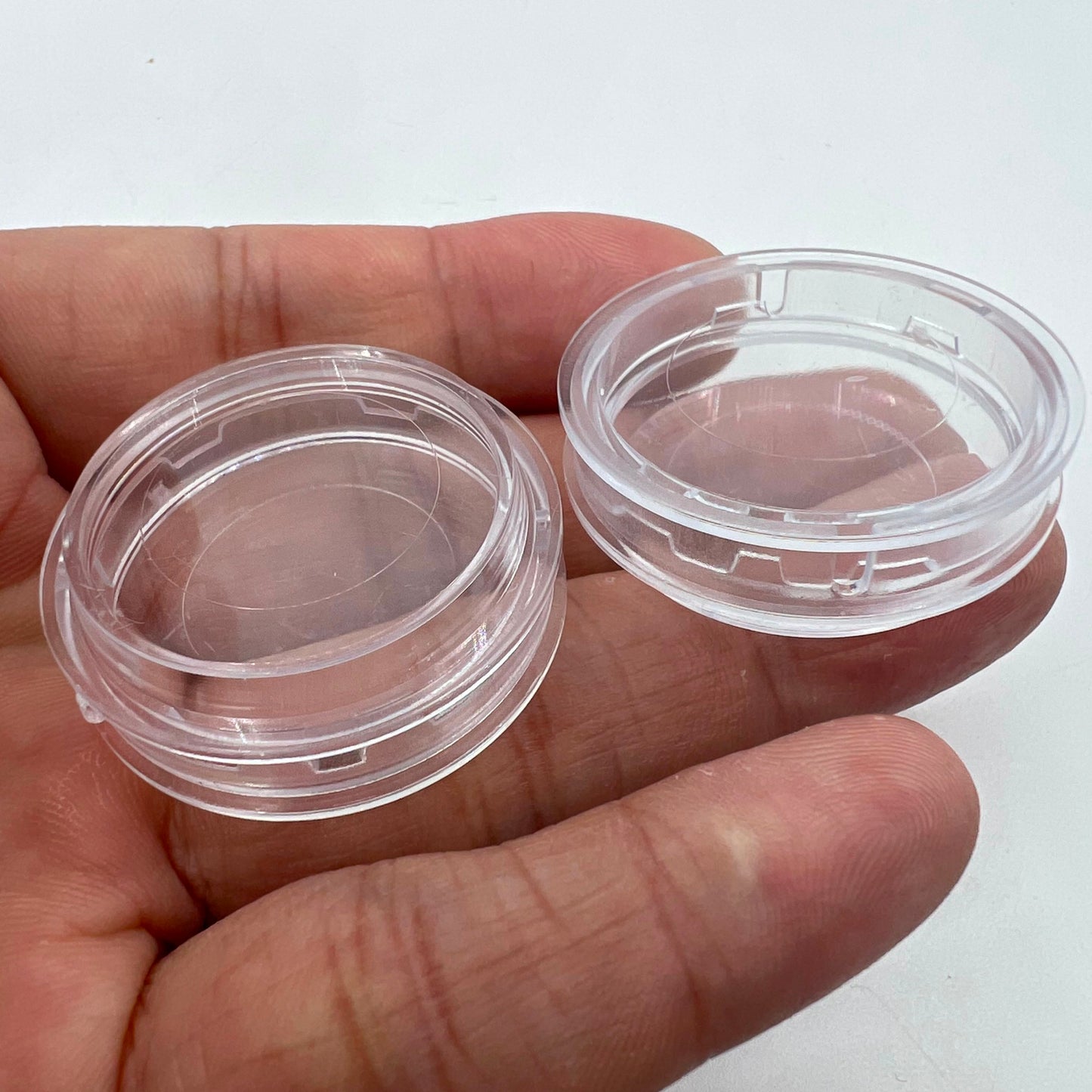 Boîtes de rangement en plastique pour mouvements de montres, 10/30/50 pièces, grandes/petites