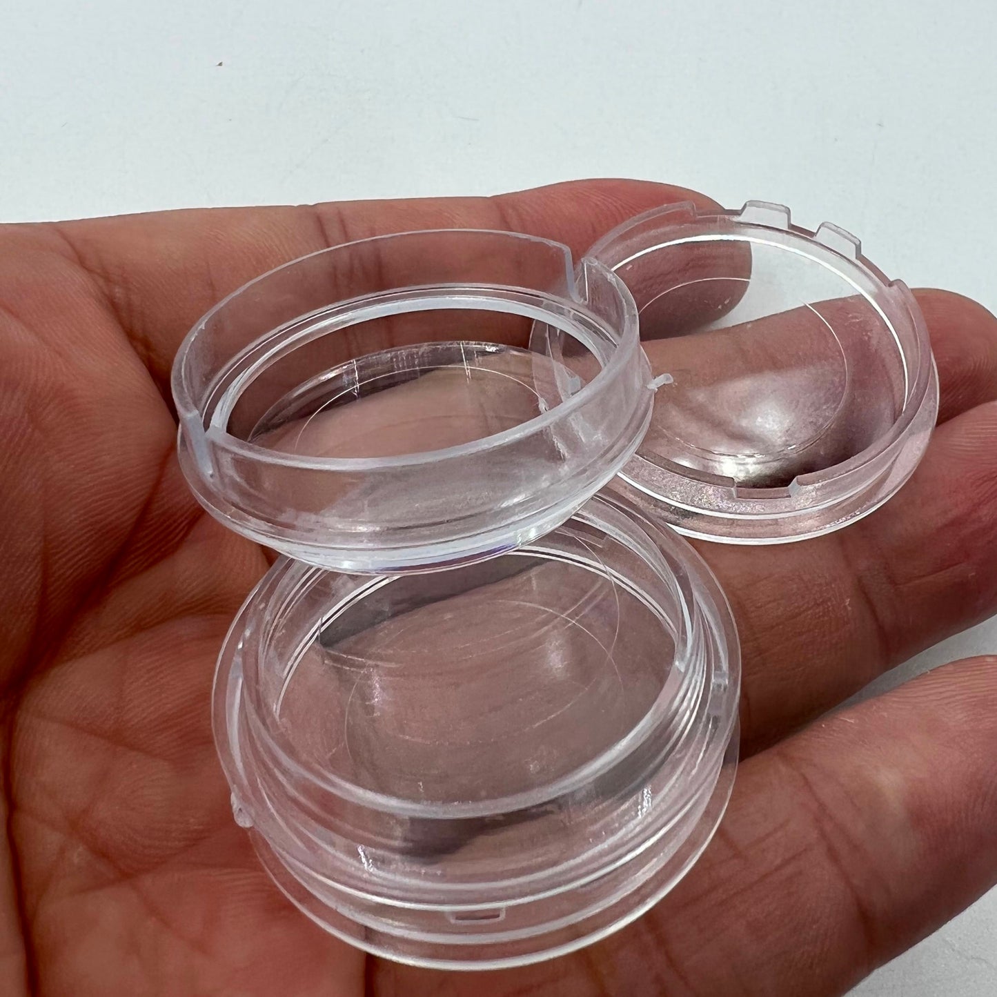 Boîtes de rangement en plastique pour mouvements de montres, 10/30/50 pièces, grandes/petites