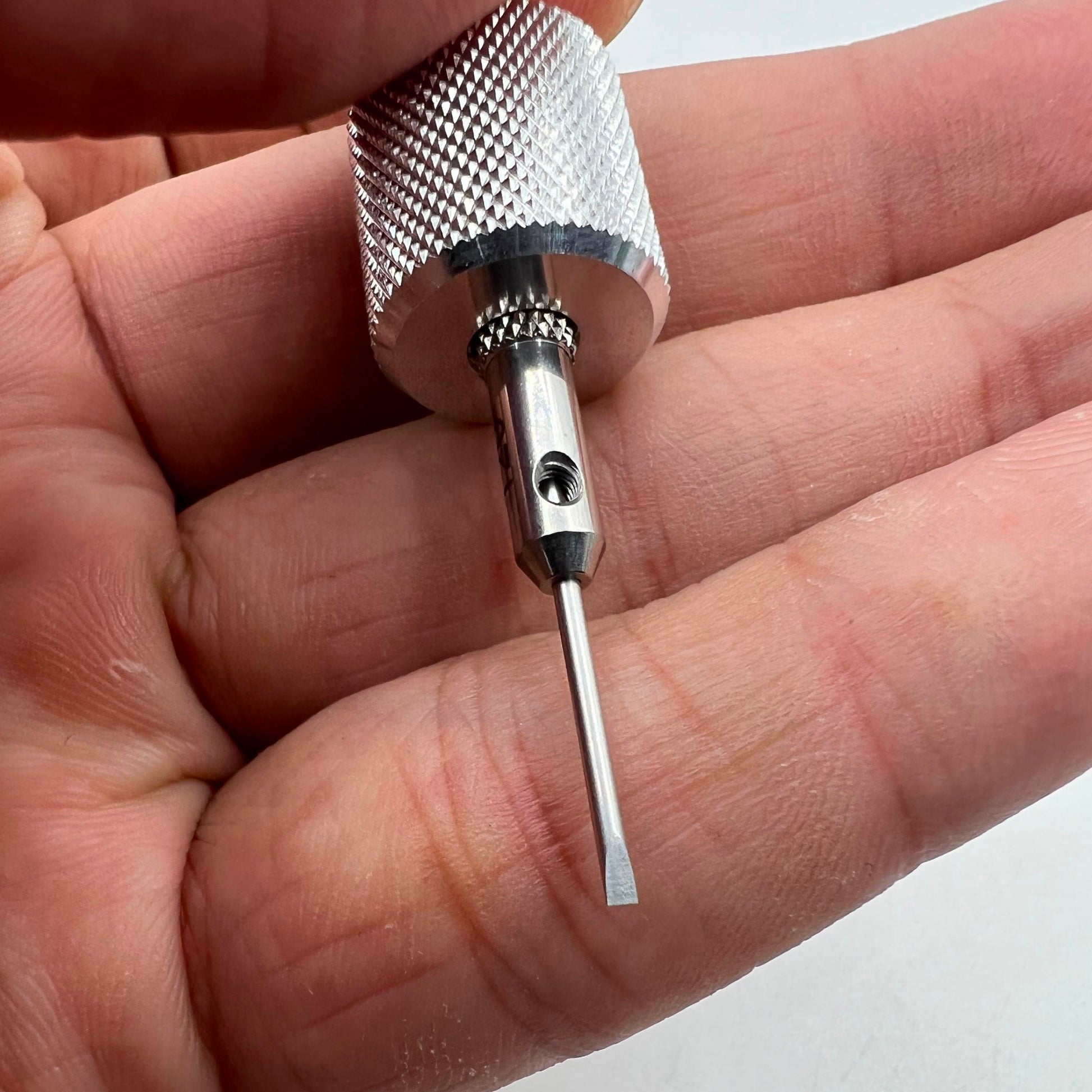 Bergeon 30081-TAM-120 Swiss 1.20mm drum barrel screwdriver for precise watch repair tasks.