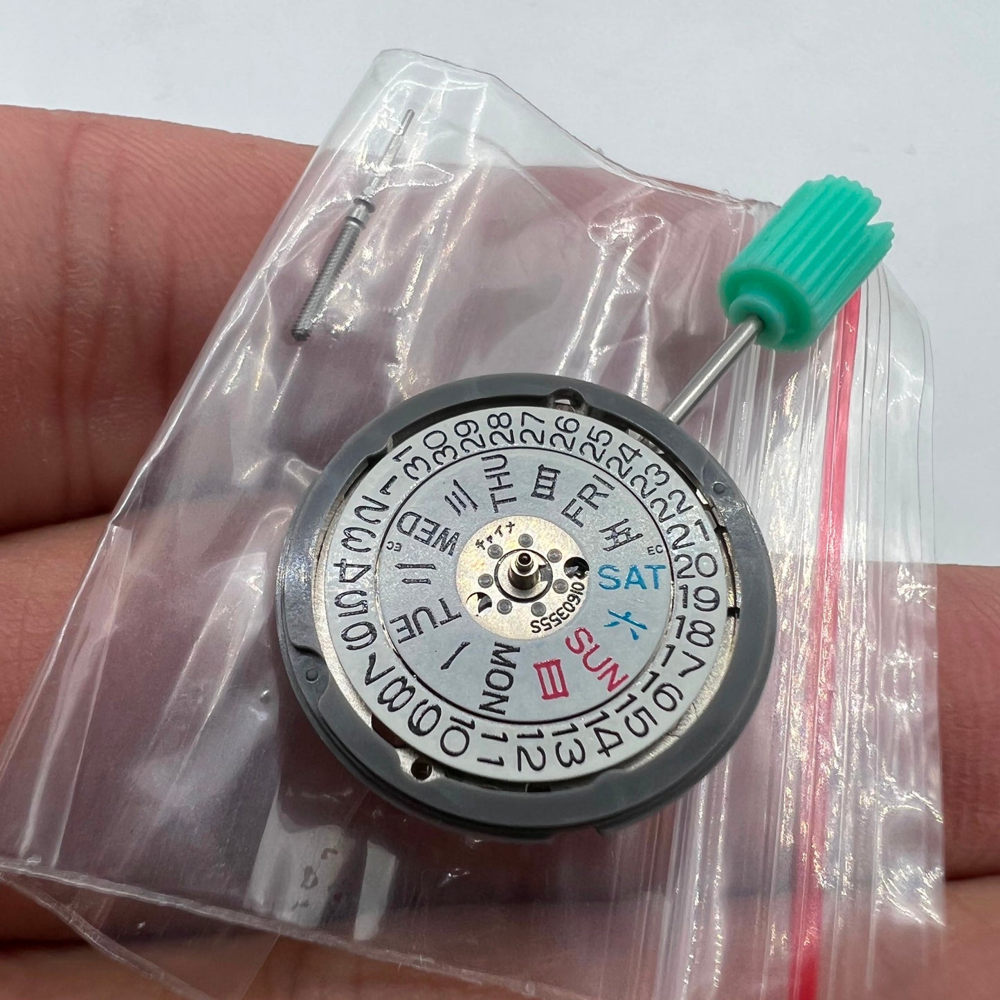 Mouvement automatique Seiko SII NH06 NH06B Date à 3 jours Mouvement fabriqué au Japon