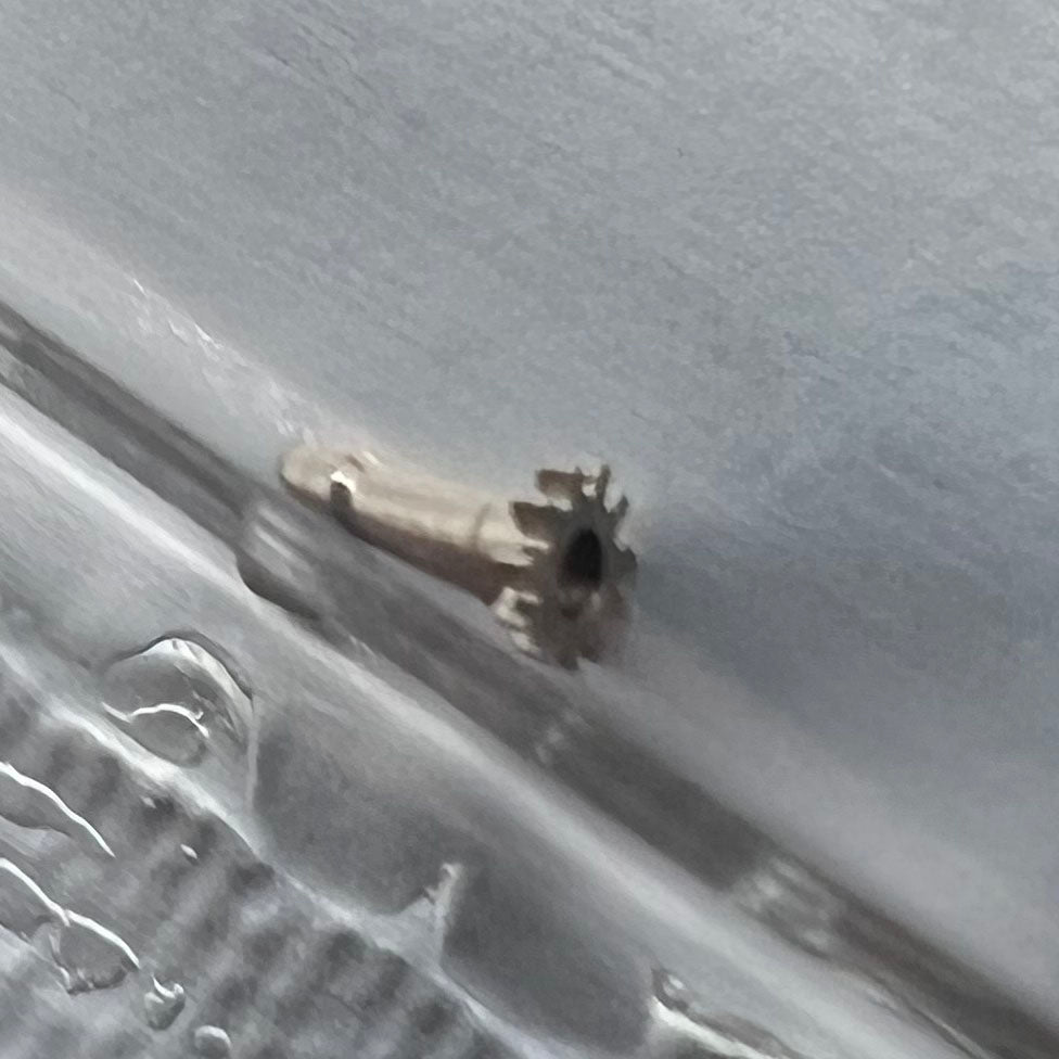 8200 Cannon Pinion with Driving Wheel Splint, precise fit for 8200 watch movement repair.