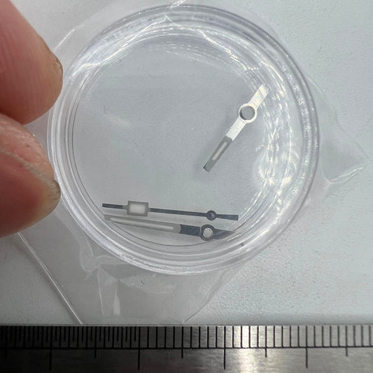 Green luminous watch hands for NH35A/NH36A movement, 8.5x12.5x13mm, ideal for watch repairs.