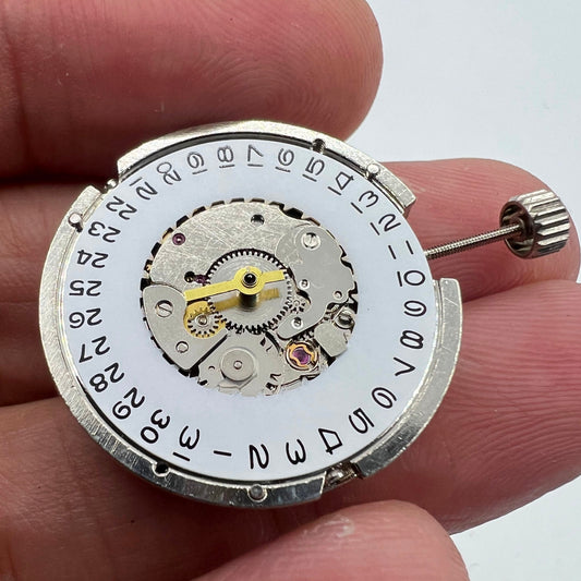 Seagull ST6 automatic watch dial with calendar date at 3 o?clock, classic men's timepiece.