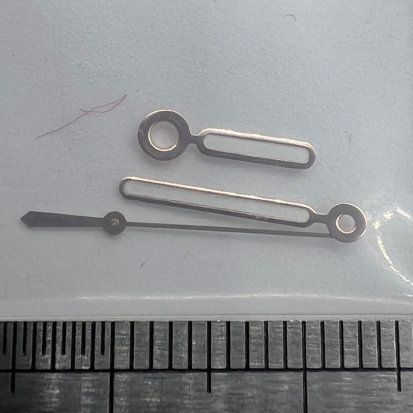 Watch Hands Sets Green Luminous Rose Golden Trim for NH35A/NH36A Movement BB12