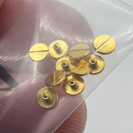 Generic screws securing rotor oscillating weight, compatible with Miyota 8200 movement watch repairs.