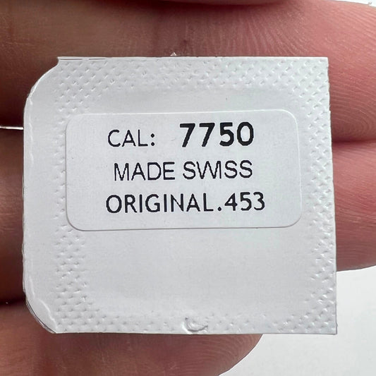 ETA 7750 watch intermediate setting wheel, Ref.453 spare part for precise time adjustment.
