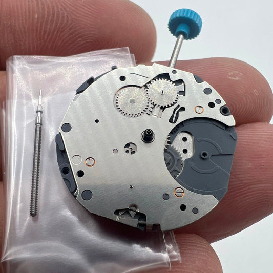 Miyota 6P25 quartz watch movement, Japan-made, precise replacement for 6325 models.