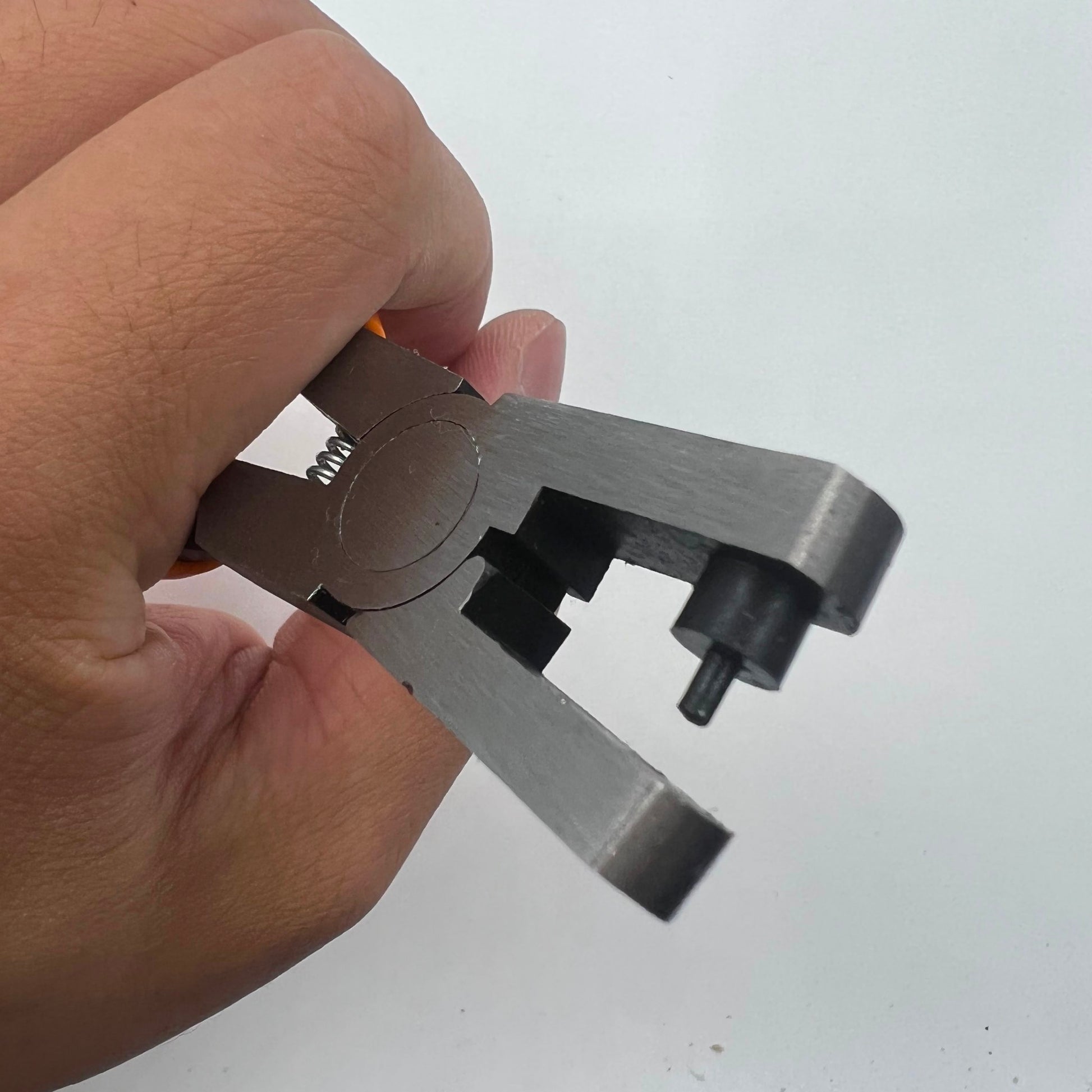 RT616 Punch pliers tool for precise 2mm holes in watch belt tag tape, ideal for watch repair tasks