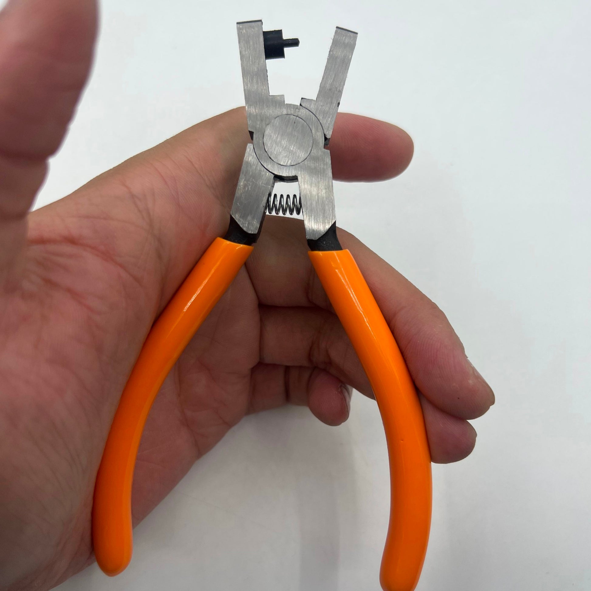 Punch pliers tool by RT616 for precise 2mm watch belt tag tape holes in watch repair