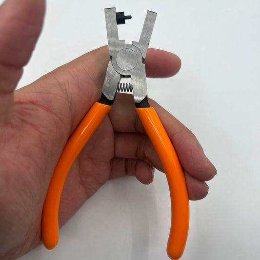 Punch pliers tool by RT616 for precise 2mm watch belt tag tape holes in watch repair
