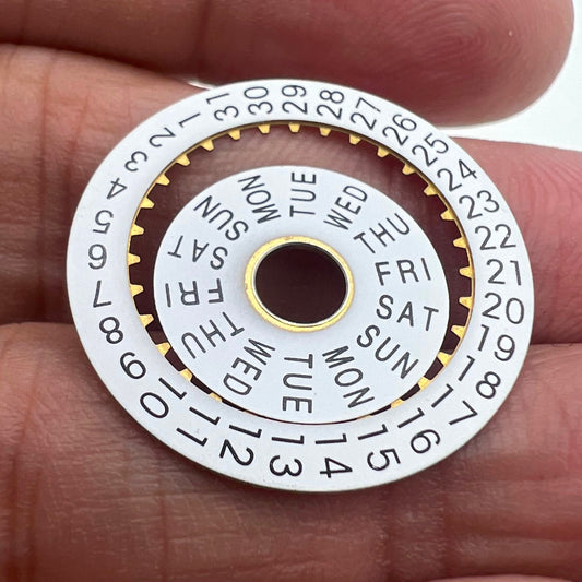 Date disk wheel for China Made 7750 movement, durable watch accessory for precise date display.