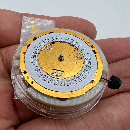 1. ETA251.272 Swiss quartz watch movement with date at 4, precise and reliable for accessories.