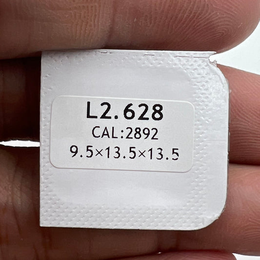 Blue baking finish watch hands compatible with ETA 2892, 2824, 2836 movements, precision design.