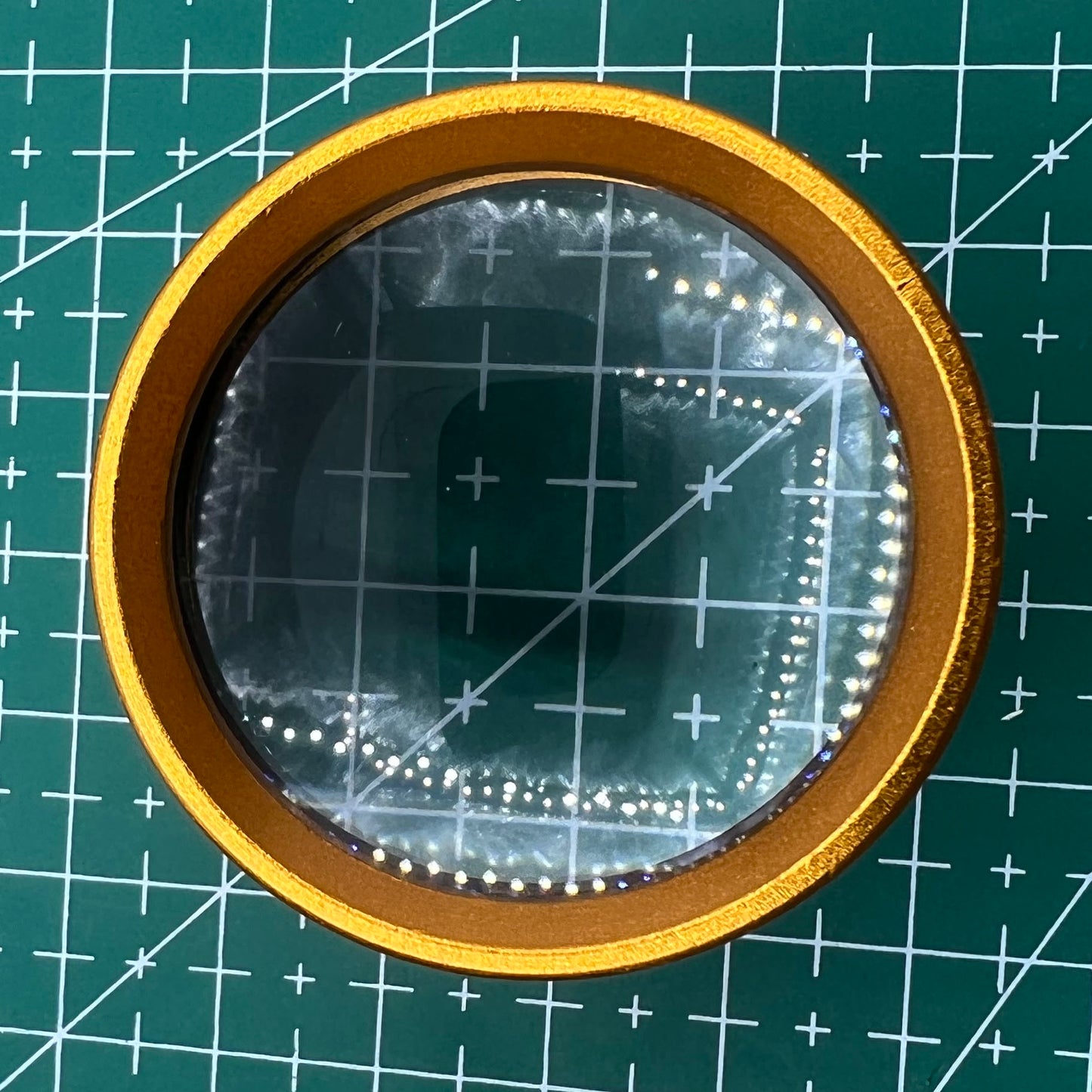 Loupe grossissante 30x en or fabriquée en Allemagne pour la réparation de montres, bijoux et outils d'horlogerie
