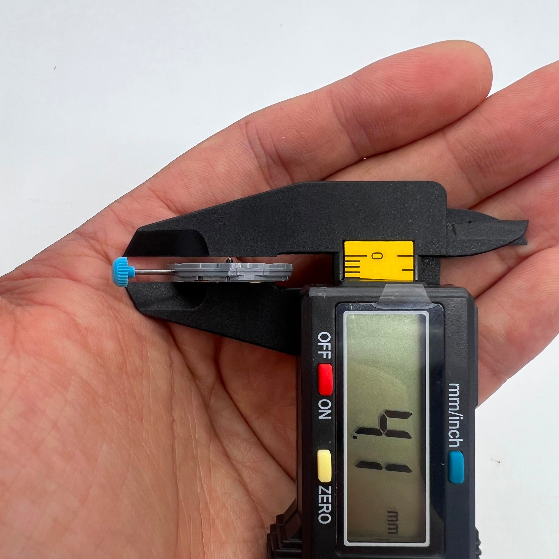 Miyota 6M12 Japan quartz watch movement with date at 3, precise three-hand timekeeping by Miyota